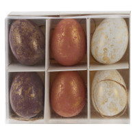 Набор из 6-ти изделий декоративных подвесных "Яйцо" (4*6,5), L14 W12,5 H4,5 см