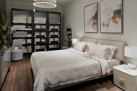 Кровать двуспальная бежевая Кровать двуспальная бежевая