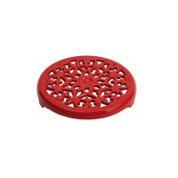 Подставка под горячее чугунная, 23 см, вишневая Staub