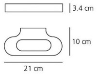 Настенный светильник Talo 0613020A Artemide