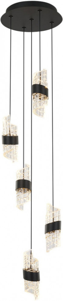 Подвесной светильник MD23001022 MD23001022-5A matt black DeLight Collection