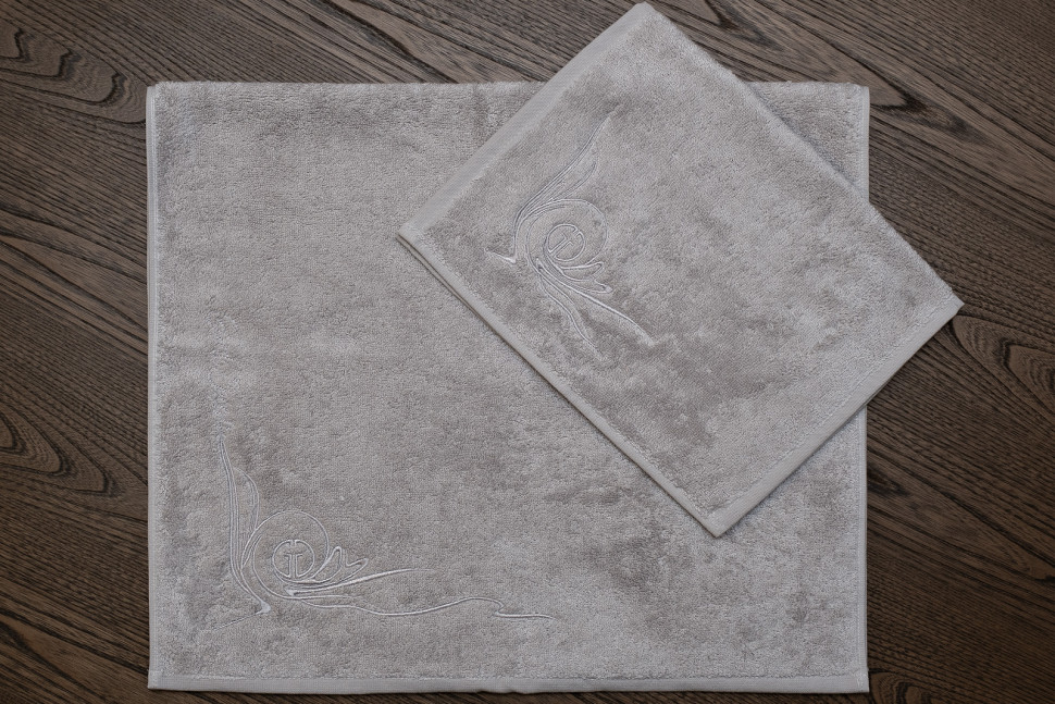 Полотенце "Лирика" 50*90 серое
