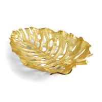Блюдо Michael Aram "Leaves Monstera", 57 см
