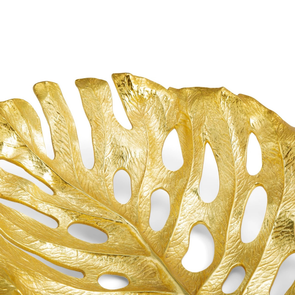 Блюдо Michael Aram "Leaves Monstera", 57 см