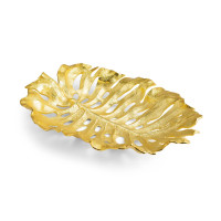 Блюдо Michael Aram "Leaves Monstera", 57 см