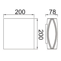 Настенный светильник уличный  W1869 S Oasis Light