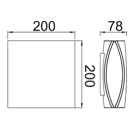 Настенный светильник уличный  W1869 S Oasis Light