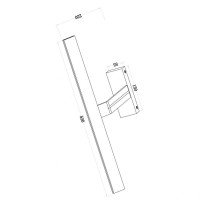 Подсветка для картин Maytoni Decart MIR010WL-L12B4K Подсветка для картин Maytoni Decart MIR010WL-L12B4K