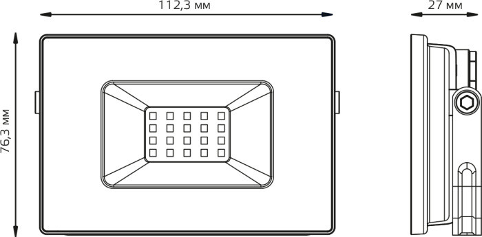 Прожектор уличный Elementary 613100220 Gauss
