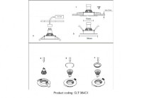 Встраиваемый светильник Crystal Lux CLT 064C1 WH