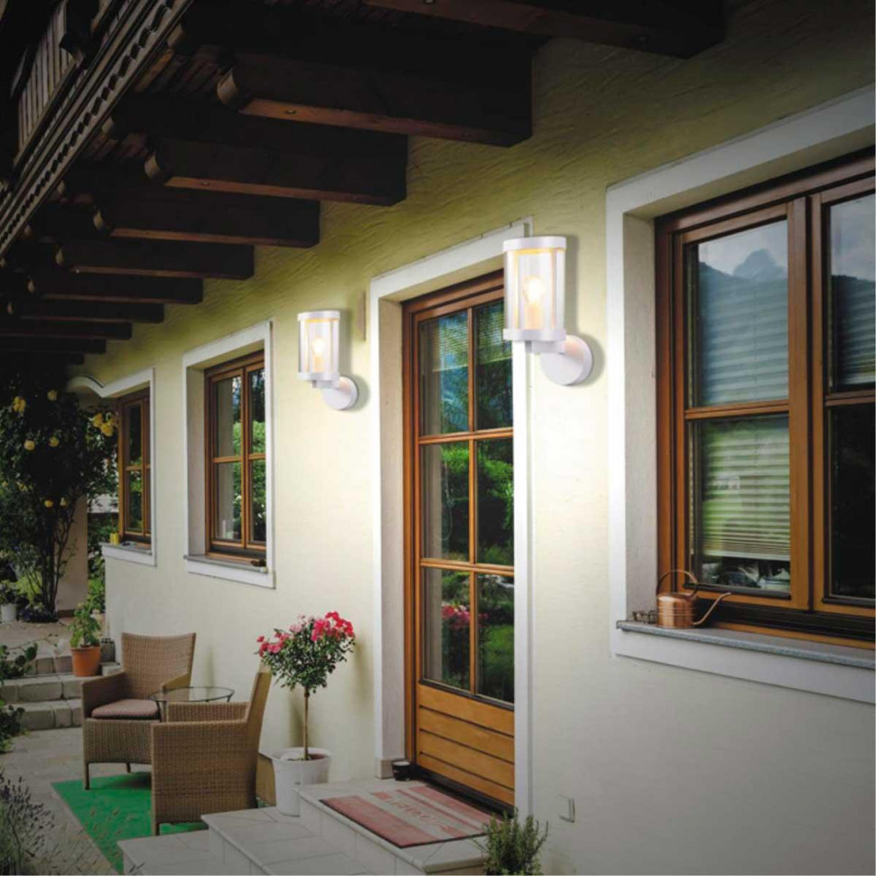 Уличный настенный светильник Novotech Street Ivory 370603