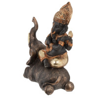 Фигурка декоративная "Ганеша на слоне", L21 W10 H25 см