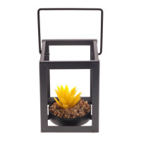 Цветочная композиция "Суккулент", L8,5 W8,5 H10,5 см