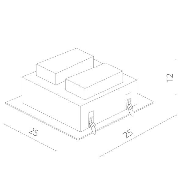 Точечный светильник Cardani Medio A5930PL-4WH Arte Lamp