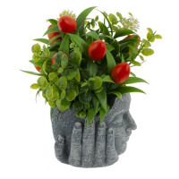 Цветочная композиция, L16 W15 H19 см