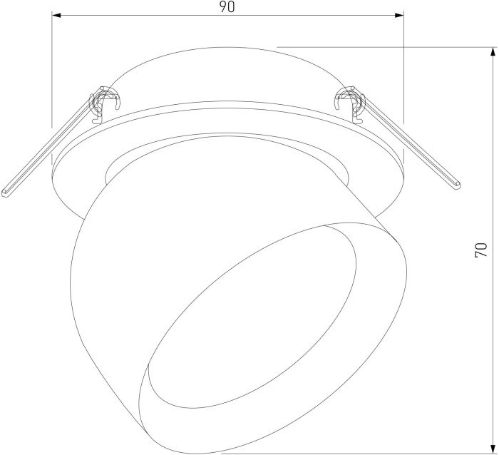 Точечный светильник Uno 25092/LED Elektrostandard