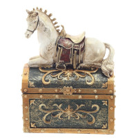 Шкатулка "Лошадь", L14,5 W9 H20 см