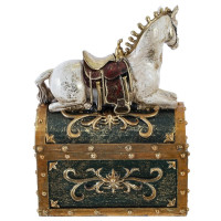 Шкатулка "Лошадь", L14,5 W9 H20 см