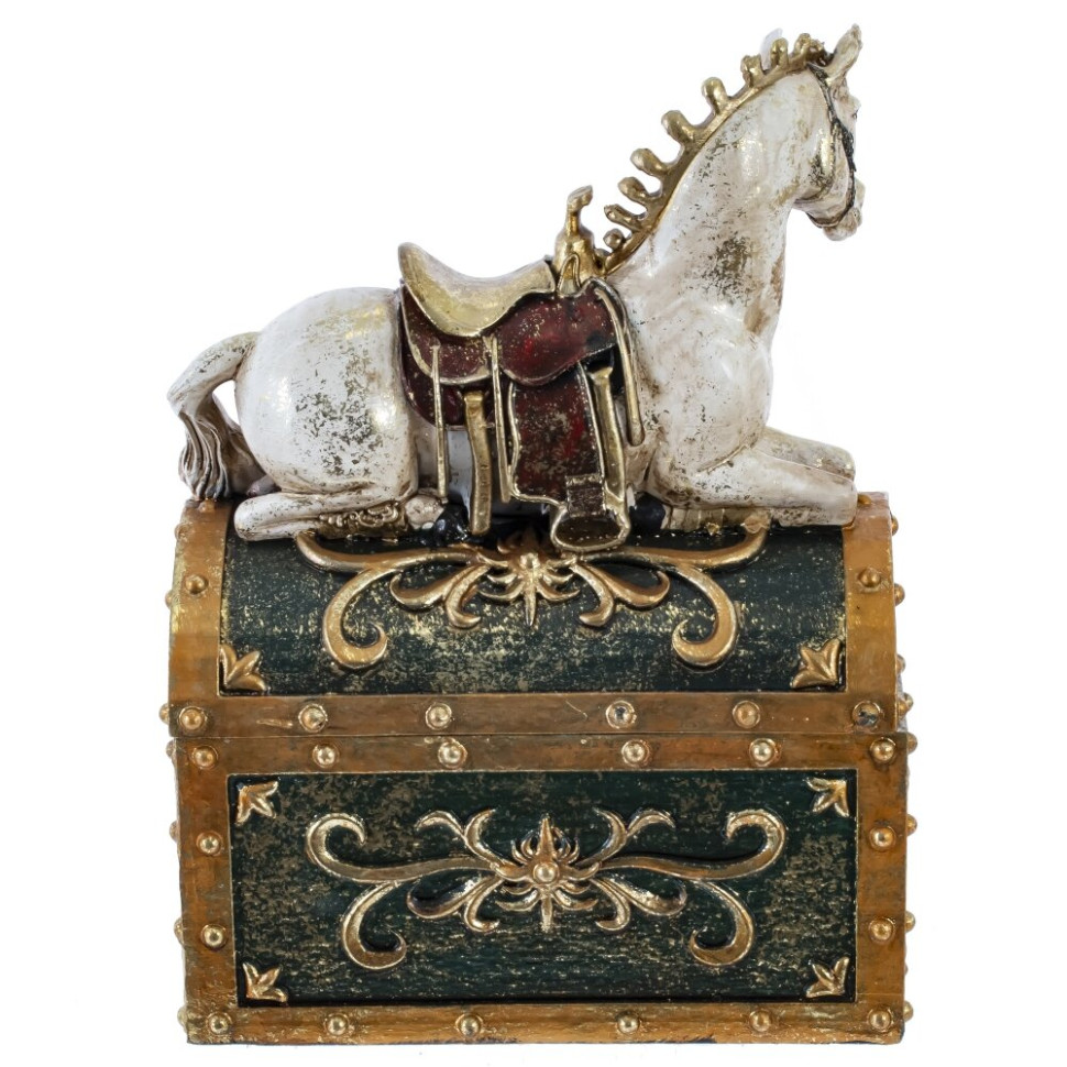 Шкатулка "Лошадь", L14,5 W9 H20 см
