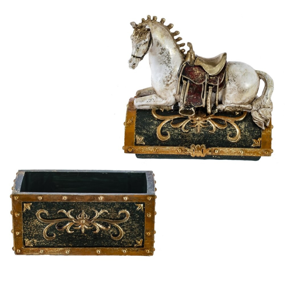 Шкатулка "Лошадь", L14,5 W9 H20 см