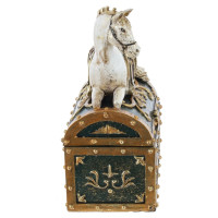 Шкатулка "Лошадь", L14,5 W9 H20 см