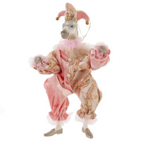 Игрушка набивная подвес "Лошадь-клоун", L16 W10 H36 см (полка 23 см.)