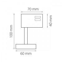 Трековое крепление Asta 594056 Lightstar Трековое крепление Asta 594056 Lightstar