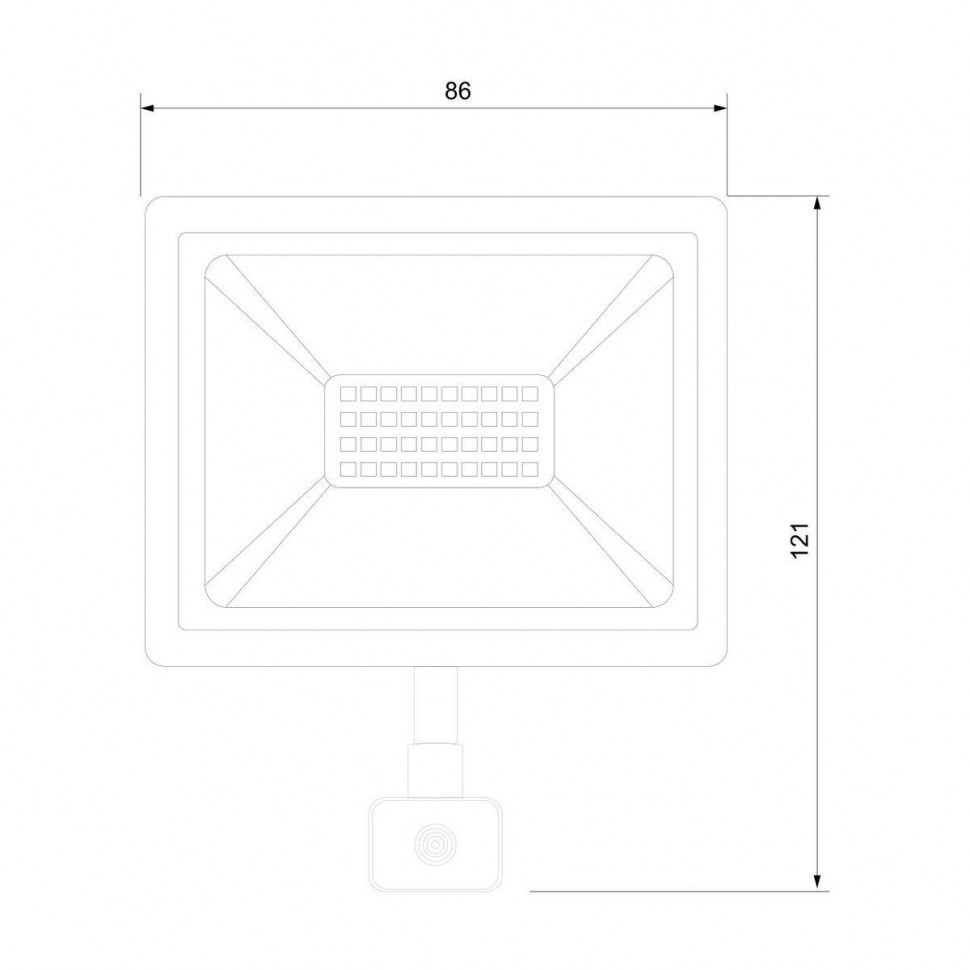 Прожектор светодиодный Elektrostandard Elementary 021 FL LED 10W 6500K IP44 a051930