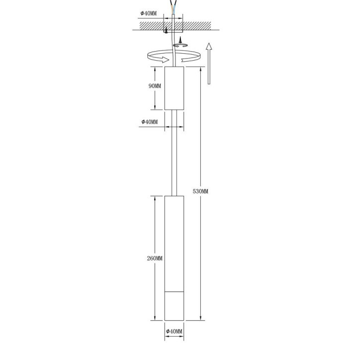 Спот Andromeda A2509PL-1BK Arte Lamp