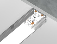 Профиль для светодиодной ленты Illumination GP2001AL Ambrella