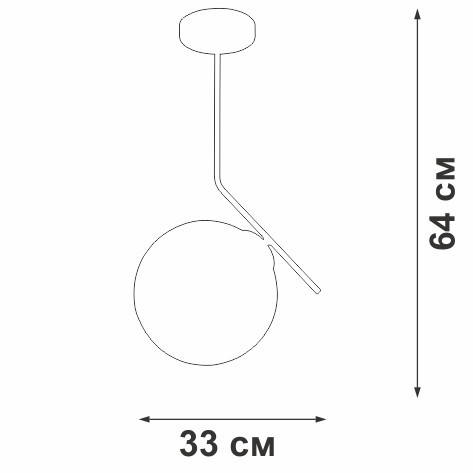 Подвесной светильник V2959-8/1PL Vitaluce