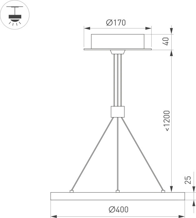 Подвесной светильник CONGO 046217 Arlight