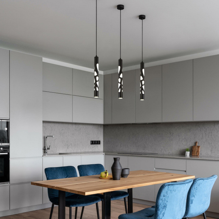 Подвесной светильник DLR037 12W 4200K DLR037 12W 4200K черный матовый Eurosvet