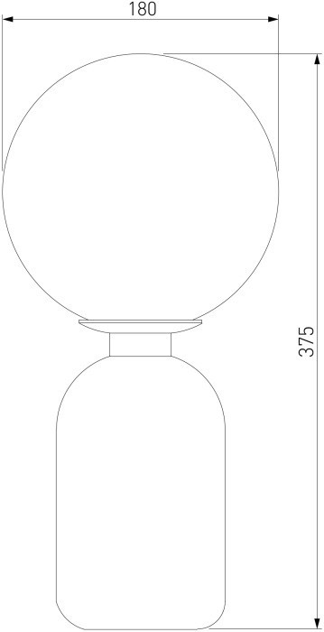 Интерьерная настольная лампа Bubble 01197/1 Eurosvet