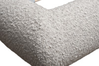 Кровать Sicilia двуспальная букле бежевая