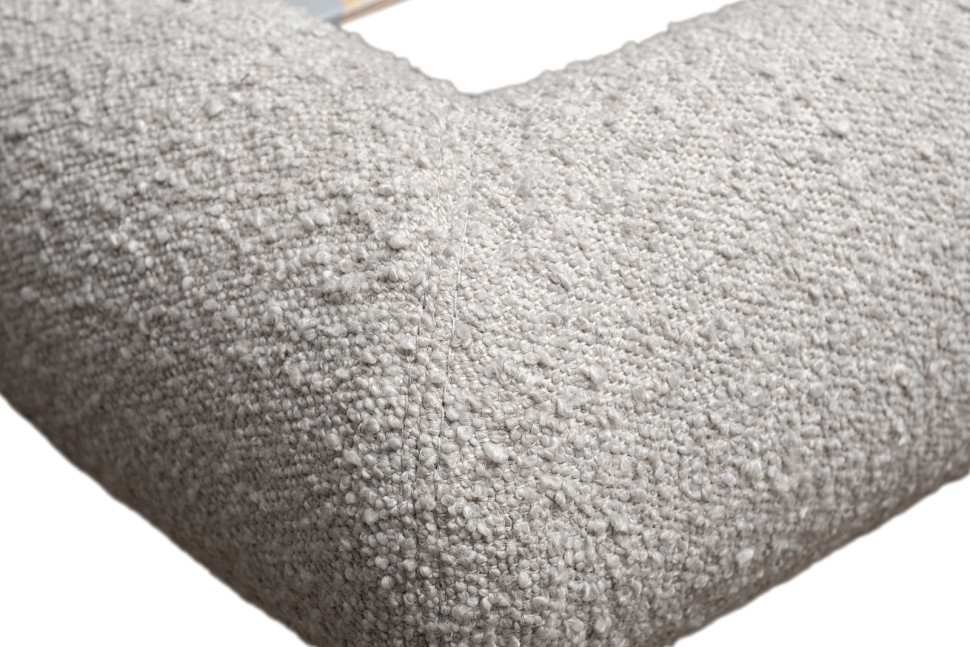 Кровать Sicilia двуспальная букле бежевая