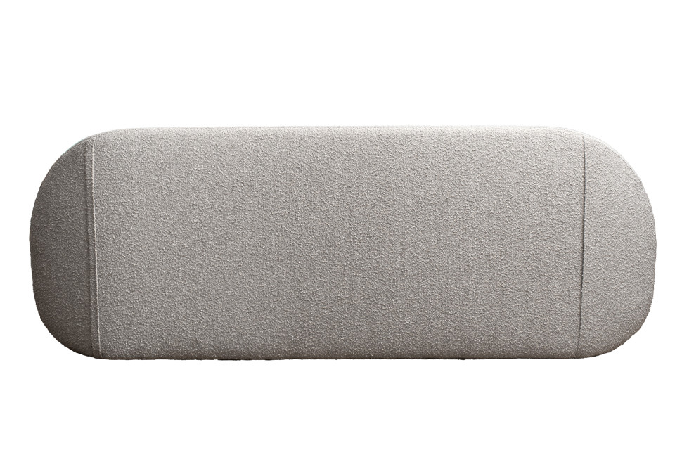 Кровать Sicilia двуспальная букле бежевая