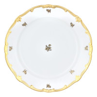 Блюдо круглое 30см."Роза золотая"