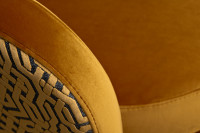 Кресло Napoli вращающееся велюровое с принтом Кресло Napoli вращающееся велюровое с принтом