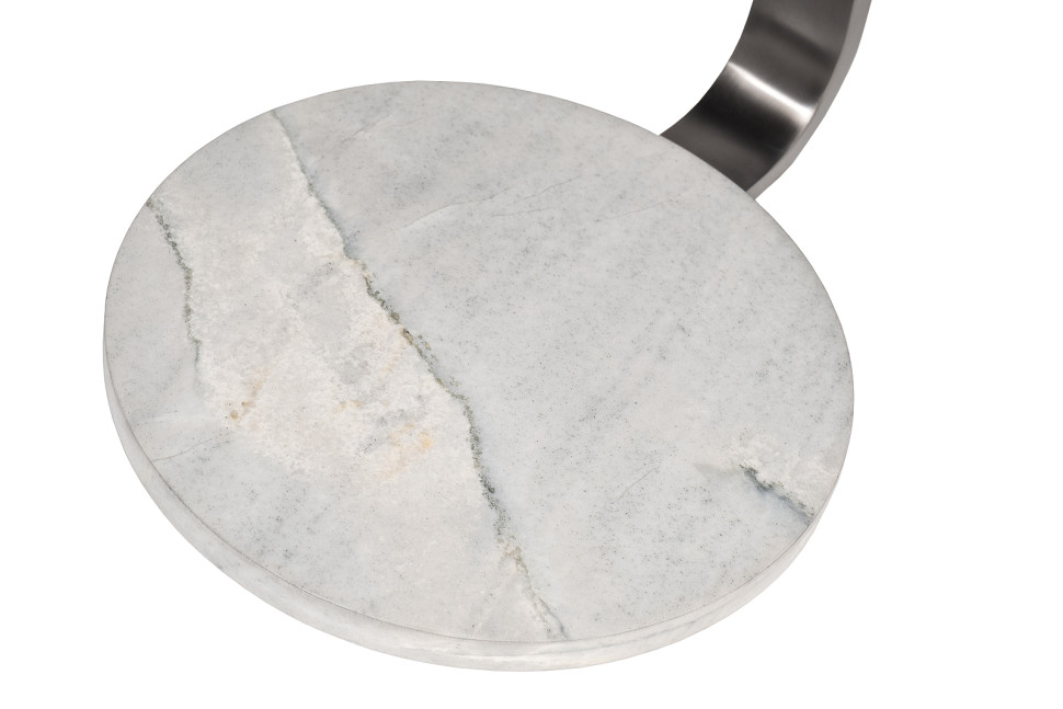 Столик журнальный приставной серый