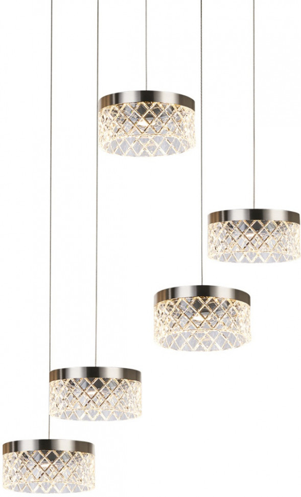 Подвесной светильник Diamond cut MD21020075-5A satin nickel DeLight Collection
