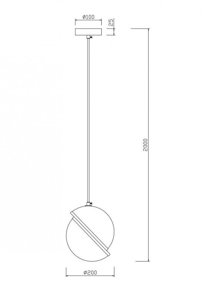 Подвесной светильник Freya Element FR5181PL-01CH