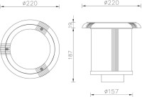 Встраиваемый светильник уличный ВСТРАИВАЕМЫЕ СВЕТИЛЬНИКИ 12612 S Oasis Light Встраиваемый светильник уличный ВСТРАИВАЕМЫЕ СВЕТИЛЬНИКИ 12612 S Oasis Light