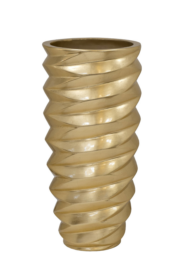 Кашпо золотое