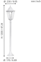 Наземный фонарь Navedo 93452 Eglo