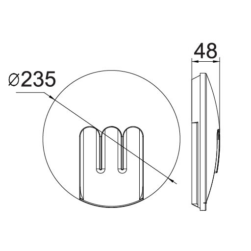 Настенный светильник уличный  W1871 S Oasis Light