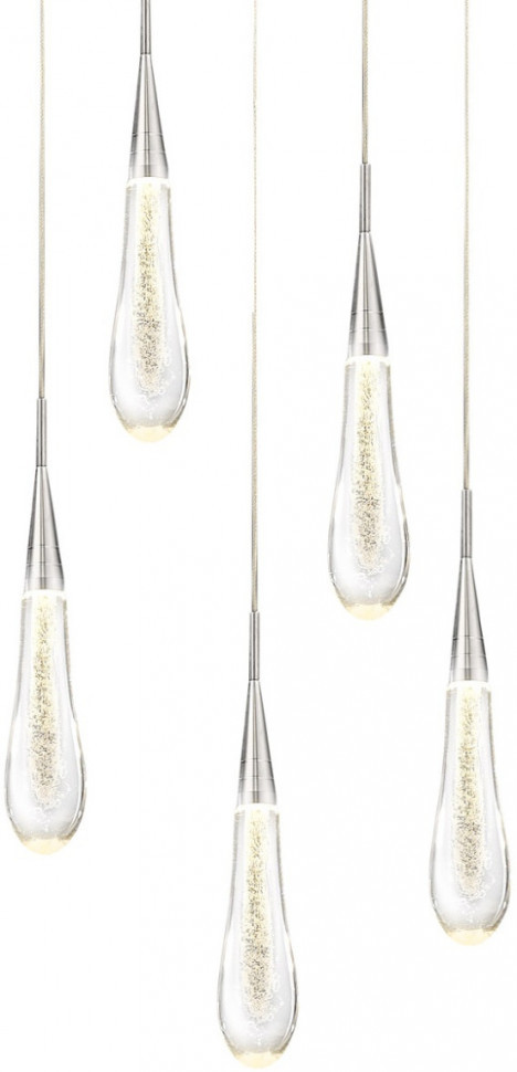 Подвесной светильник Pour P98036-5 silver DeLight Collection