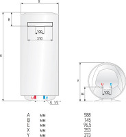 Водонагреватель Ariston ABS PRO ECO PW 30 V SLIM