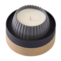 Свеча ароматическая Green tea & Pear blossom из коллекции Edge, серый, 30 ч
