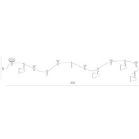 Трековая система в сборе Rail Kits A3058PL-6SI Arte Lamp Трековая система в сборе Rail Kits A3058PL-6SI Arte Lamp
